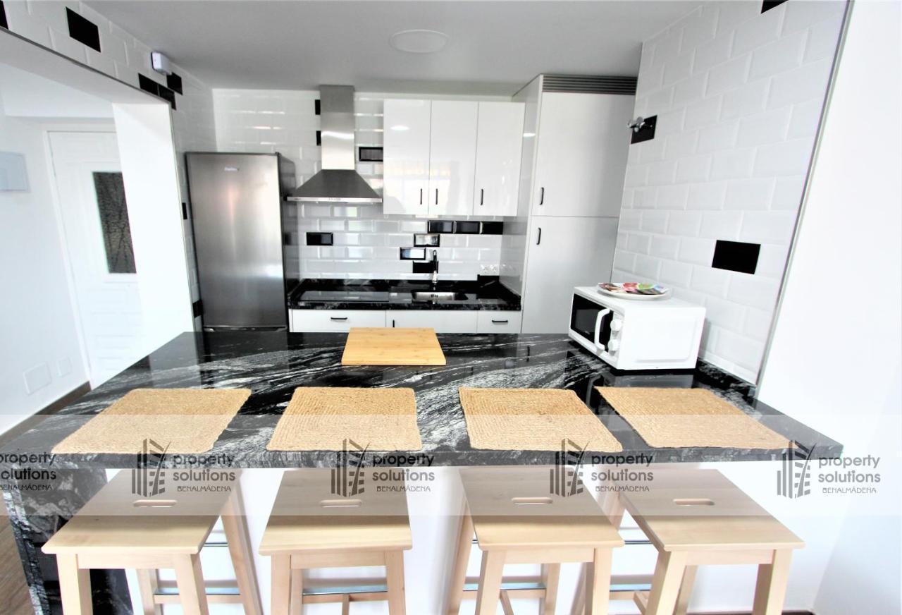 508 Piscis Apartamentos - Apartamento Recientemente Reformado - Vistas A La Montana - Piscina Y Playa 베날마데나코스타 외부 사진